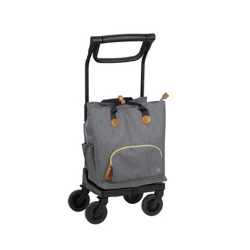 【海夫健康生活館】LZ 幸和 REFINO 多口袋購物車 灰色(D0191-02)