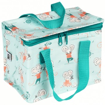 英國 Rex London - 環保保溫袋/保冷袋/便當袋/野餐袋-跳舞鼠