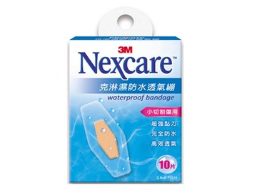 3M Nexcare 克淋濕防水透氣繃(小10片/2.6x5.7 cm) ok蹦