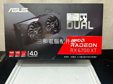 華碩RX6700XT-12G 顯卡 测試正常 几乎全新 原裝盒子 發貨前系統測試 完好無損 显卡【三和電腦配件店】