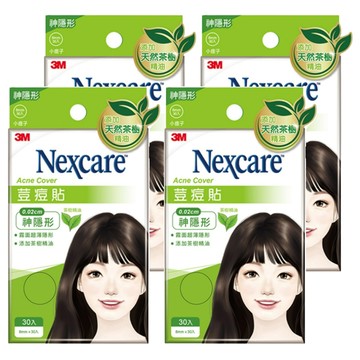 3M Nexcare 荳痘貼 神隱形茶樹小痘 滅菌 TTS30  30個  4盒