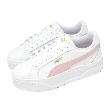 [ACS] Puma 休閒鞋 Karmen II L 女鞋 白 粉紅 皮革 厚底 增高 397456-12