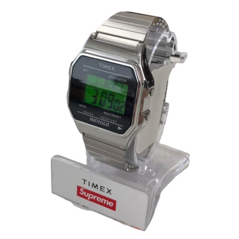 19aw Supreme Timex Digital Watch silverメンズ - urtrs.ba