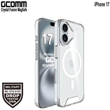 GCOMM iPhone 17 磁吸晶透軍規防摔殼 Crystal Fusion MagSafe
