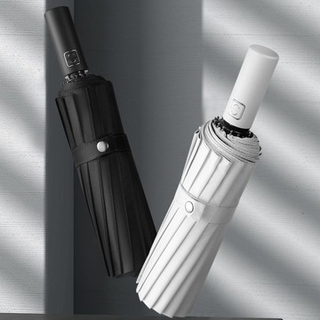 雨傘 16骨雨傘男全自動大號太陽傘防曬防紫外線摺疊遮陽傘女晴雨兩用傘 幸福驛站