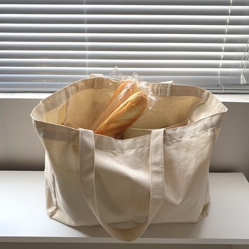 新款棉手提袋定制爆款帆布包大容量女士包袋純色信封包單肩包全新