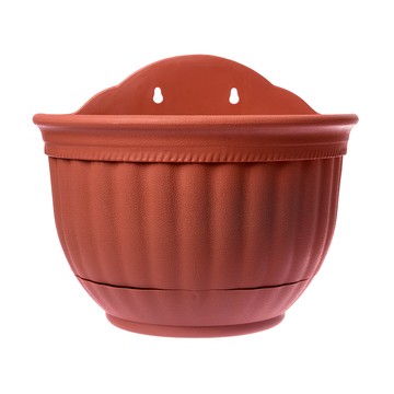 歐式半圓壁盆9吋 磚紅