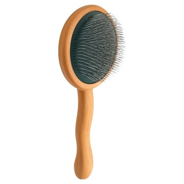 Chris Christensen 克莉絲汀森 Mark VIII波浪木柄圓形氣墊針梳  原木色  1個