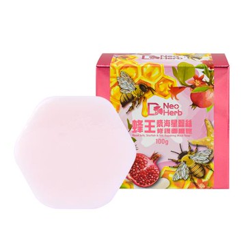 【紐歐博】蜂王漿海星蠶絲修護面膜皂(100g/顆)