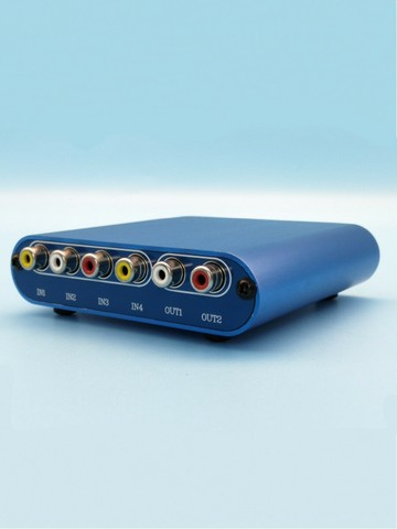 【物美價廉】天籟4進2出無源無損HiFi多路同軸音源切換器信號選擇器