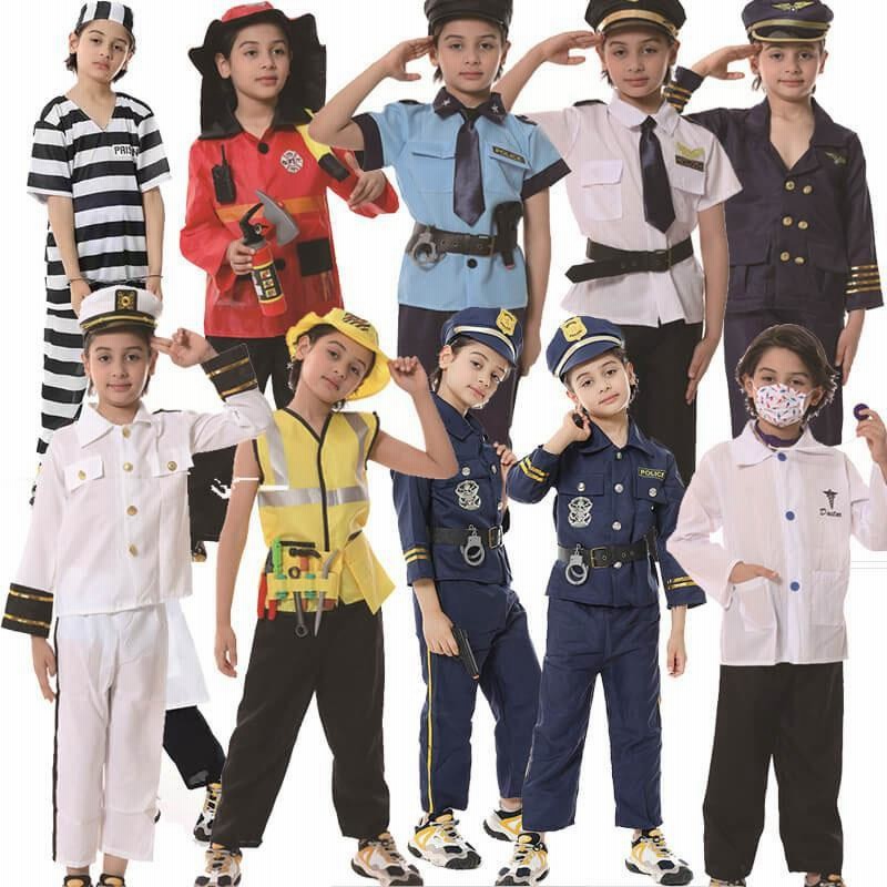 警察官 消防士 救急隊 お仕事 帽子 衣装 子供 発表会 劇 幼稚園 ハロウィン