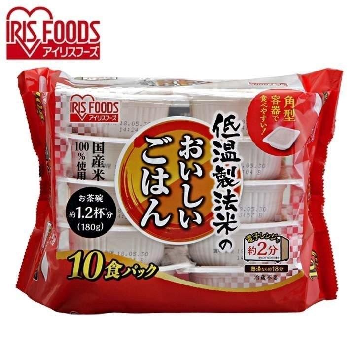 レトルトご飯 パックご飯 ごはん パック 低温製法米のおいしいごはん 180g×10パック アイリスオーヤマ