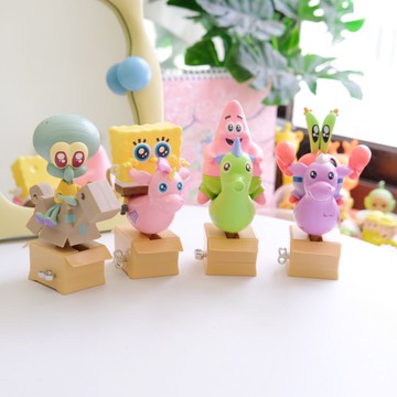 《海綿寶寶》好漂亮的海馬～｜發條搖搖馬系列盒玩公仔 SpongeBob