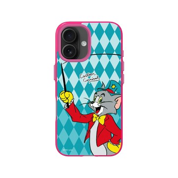 iPhone 16 Clear 粉漾桃 - 湯姆貓與傑利鼠 Tom and Jerry - 卡通嘉年華 - 湯姆貓