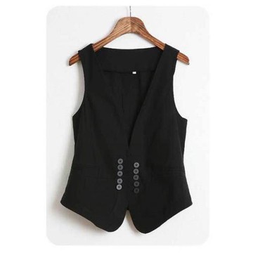 【女士小馬甲】時尚女式韓版百搭修身休閑坎肩 西裝馬夾甜美女裝