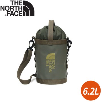 【The North Face 6.2L 背提兩用休閒單肩包《煙燻綠》】8DJP/側背包/斜背包/休閒背包/水桶包