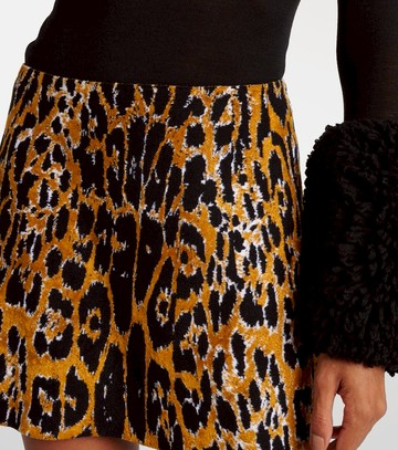 Alaïa Leopard-print miniskirt