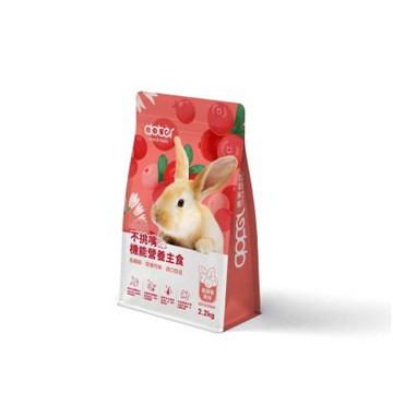 《寵愛物語》 doter 蔓越莓風味兔飼料 2.2KG , 兩包組