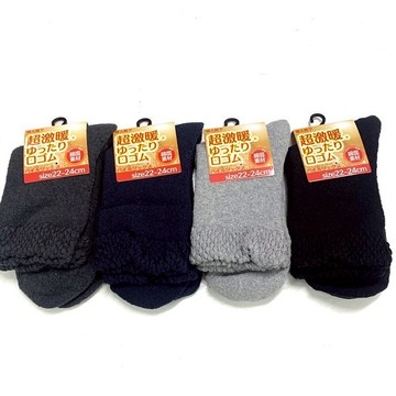 日本襪 日本素色襪 日本冬季襪 日本激暖襪 日本棉襪 日式保暖襪 日式寬口襪  日本國內販售 透氣中筒襪 針織襪口襪