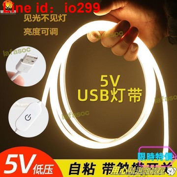 燈5v低壓超亮usb霓虹矽膠燈柔性軟燈條不插電    網路購