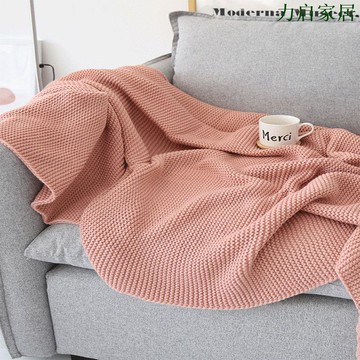 ins粗流蘇辦公室午睡毯沙發毯沙發空調蓋毯沙發巾夏季被子毯子