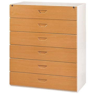 【時尚屋】六層抽屜式鋼木櫃Y107-11/可選色