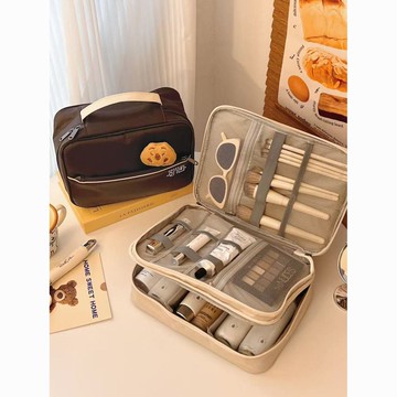 免運🔮化妝包大容量高顏值耐髒分類整理隔層便攜式高級旅行洗漱包多功能防水收納包 洗漱包 大容量化妝包 化妝袋 分層化妝包