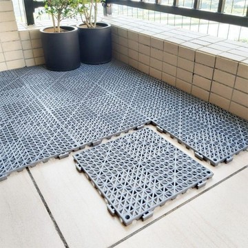 浴室防滑地墊 加厚16mm 自由拼接裁剪 拼接地墊 隔水墊 止滑墊 排水地墊 戶外防滑墊 陽台地墊 地墊h