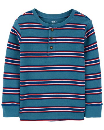 Kid Striped Pocket Jersey Tee