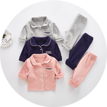 美琪 (媽媽寶寶)아이들小孩棉質家居服兒童잠옷睡衣套裝男女童ins爆款睡衣