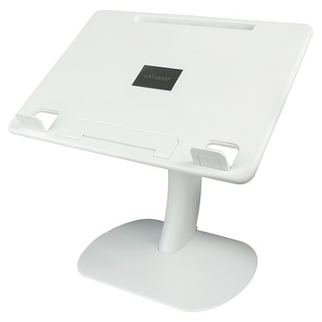 aibo 萬用多功能可調角度筆電架/平板支架/閱讀書架 IP-MA33  1個  白色