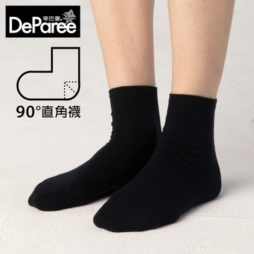 【蒂巴蕾】Socks 直角襪-黑色