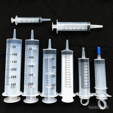 ❄️好物精選丨大號大容量塑料註射器針筒式抽機油針管餵食打膠灌 墨水 寵物餵食 化妝品分裝 精準分裝餵食器 註射筒 DHR