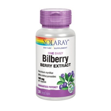 Bilberry Berry Extract 30 Caps by Solaray