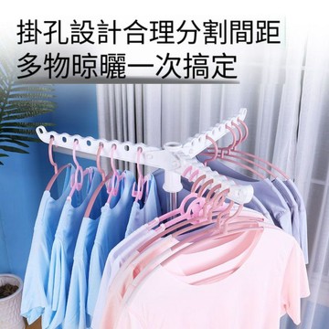 【潮流工坊】不鏽鋼摺疊晾衣架 落地曬衣架 室內衣架 母嬰衣物晾曬架 可折疊曬衣架 擺攤展示架 多功能置物架