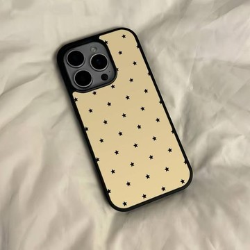 ✨iphone手機殼✨滿屏星星適用蘋果17promax手機殼iPhone16/15/14防摔13黑邊12保護