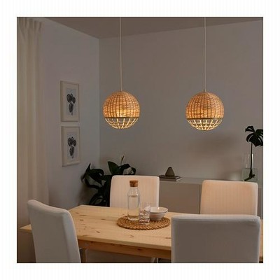 IKEA シーリングライト　竹 電球付き IKEA シーリングライト 竹 電球付き お部屋で目を引く♡北欧