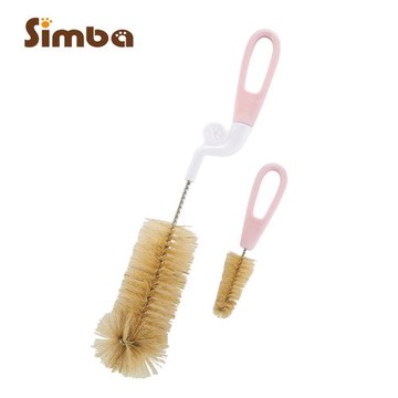 【小獅王辛巴】 旋轉式奶瓶刷(豬毛)