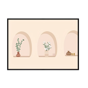 BOLUO GALLERY 菠蘿選畫所 掛畫 療癒小窗 APGS3484B  30 x 40cm  療癒小窗 黑色框