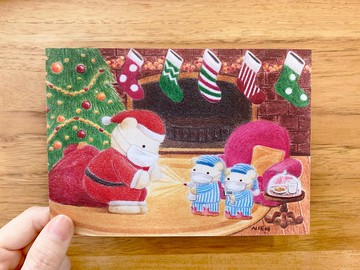 絕版特價中-安心過聖誕 聖誕明信片