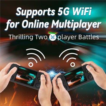 2024新款RG35XXH游戲機橫版復古便攜式開源PSP掌上街機GBA模擬器