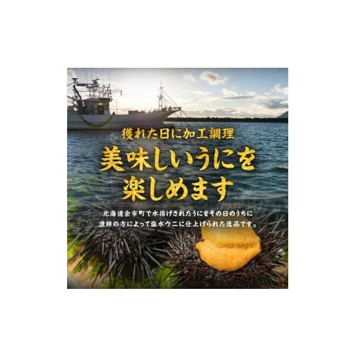 ふるさと納税 北海道 余市町 粒うに 塩うに 50g×2 北海道産