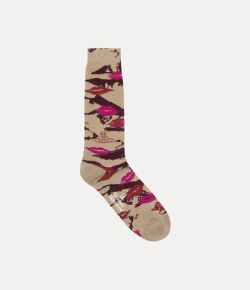 Vivienne Westwood Sock Kisses Beige 6-8 Unisex