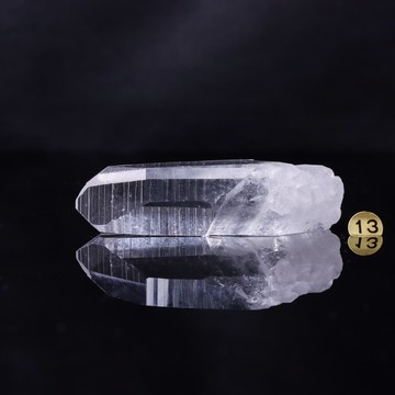 古文明智慧 |哥倫比亞水晶柱 列木尼亞 白水晶 脈輪療癒 原礦 水晶柱 握件 3CS12-13