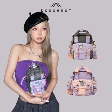 【DOUGHNUT】斜背包 6.5吋 酷洛米 側背包 隨身包 防潑水 馬卡龍 Macaroon Tiny KU