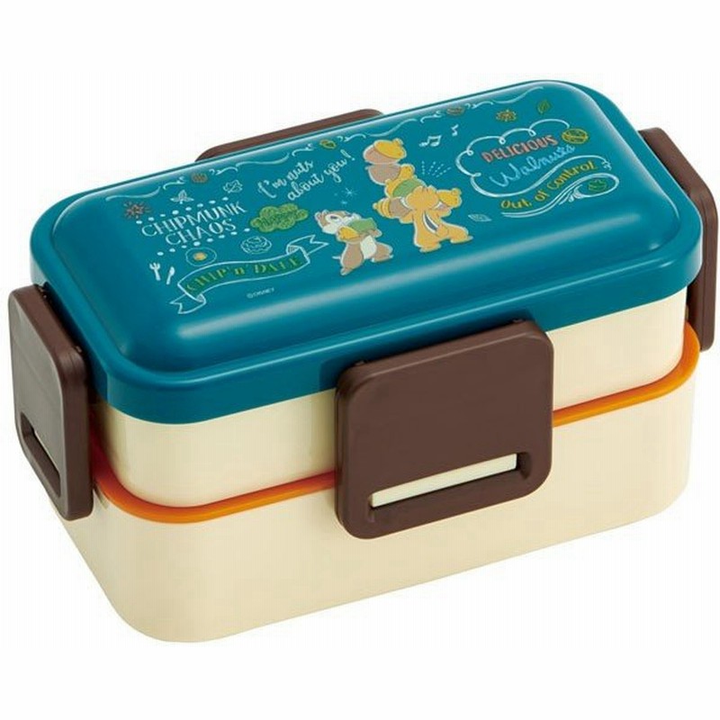 ディズニー 弁当箱 2段 2段ふわっと弁当箱 600ml Chip Dale カフェボード チップとデール 通販 Lineポイント最大0 5 Get Lineショッピング