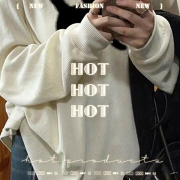 高級感小貓印花長袖t恤秋冬v領打底衫女寬松中長款內搭上衣情侶款