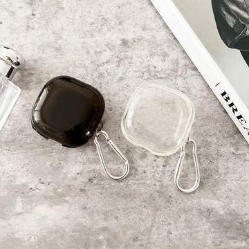 適用於三星 Galaxy Buds2 Pro/FE/Live/Pro 保護套 保護殼 耳機殻 純色透明軟殼耳機殼