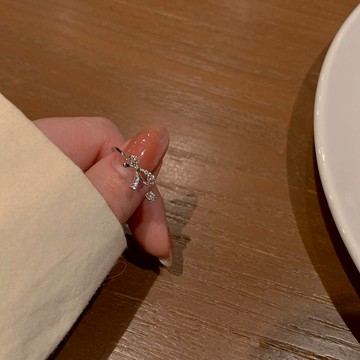 快速出貨▾附電子發票 蝴蝶戒 蝴蝶結造型戒指 冷淡風戒指 細戒指 造型搭配 尾戒 點綴配件 情侶戒指 對戒 造型戒指