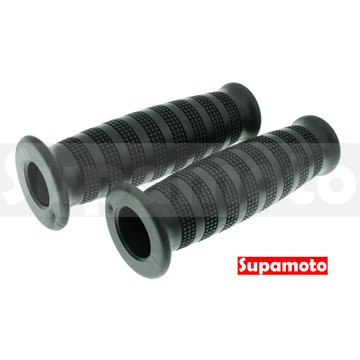 -Supamoto- 握把套 W 復古 握把 手把 把套 黑色 條紋 檔車 通用 改裝 CB350 CT125